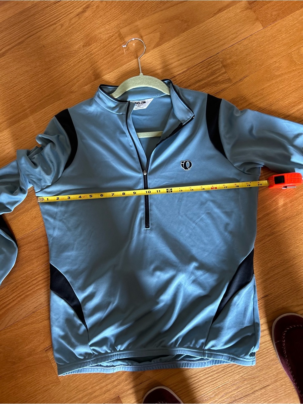Pearl Izumi Men's Blue-Grey Half-Zip Performance Cycling Top with Black Accents - Picture 6 of 9